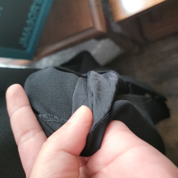 VINTAGE Little Black Dress Thick Nice Material Dress Size Medium - Picture 2 of 4